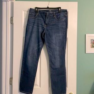 Straight leg jeans